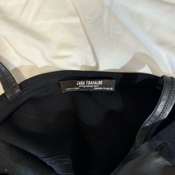 ZARA pleather crop top - Picture 2 of 3